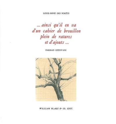 Ainsi qu'il en va d'un cahier de brouillon plein de ratures et d'ajouts... : Ostinato, fragments inédits