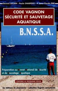 Code Vagnon sécurité et sauvetage aquatique : BNSSA