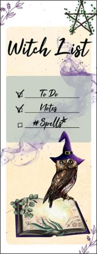 Witch list spells