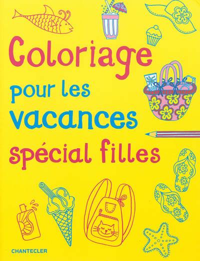 Coloriage pour les vacances : spécial filles