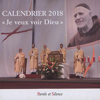 Je veux voir Dieu : calendrier 2018