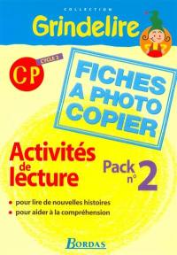 Activités de lecture cycle 2 CP : pack 2