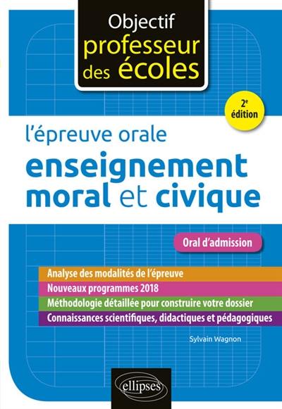 L'épreuve orale enseignement moral et civique