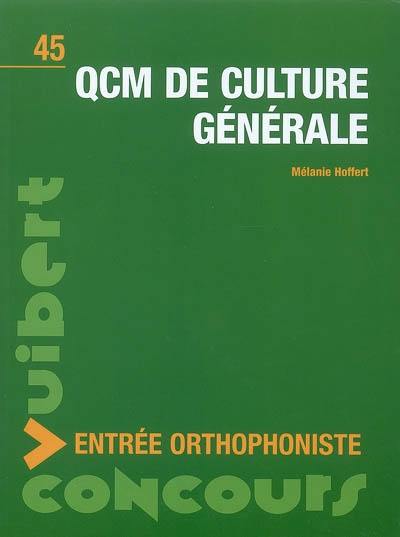 QCM de culture générale