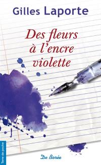 Des fleurs à l'encre violette