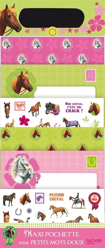 Maxi pochette pour petits mots doux : mon cheval, c'est un crack !