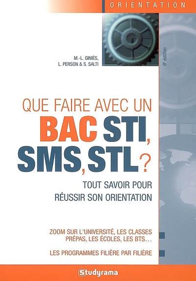 Que faire avec un bac STI, SMS, STL ? : tout savoir pour réussir son orientation