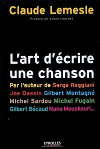 L'art d'écrire une chanson