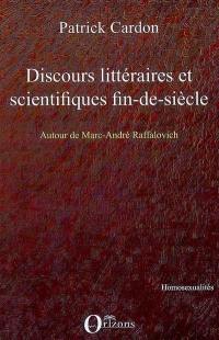 Discours littéraires et scientifiques fin de siècle : la discussion sur les homosexualités dans la revue Archives d'anthropologie criminelle du Dr Lacassagne (1886-1914) autour de Marc-André Raffalovich