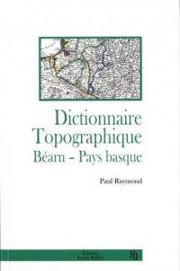 Dictionnaire topographique Béarn, Pays basque