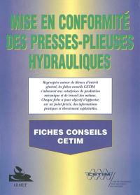 Mise en conformité des presses-plieuses hydrauliques