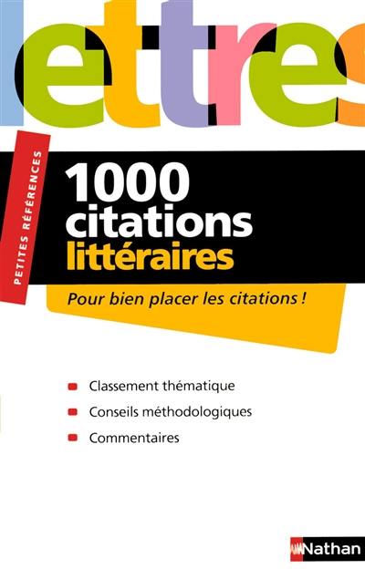 1.000 citations littéraires