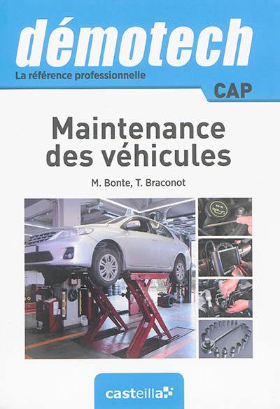 Maintenance des véhicules : CAP maintenance des véhicules, option A, voitures particulières