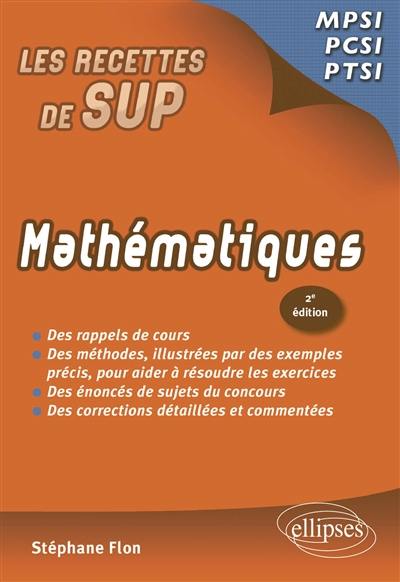 Mathématiques : MPSI, PCSI, PTSI