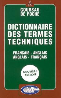 Dictionnaire des termes techniques : français-anglais, anglais-français