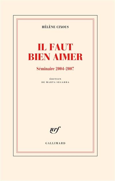 Il faut bien aimer : séminaire 2004-2007