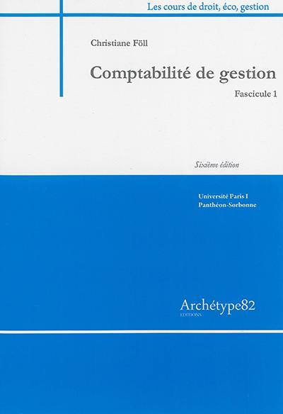 Cours de comptabilité de gestion : 2015