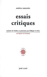 Essais critiques