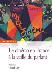 Le cinéma en France à la veille du parlant : un essai d'histoire culturelle