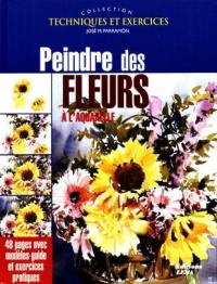 Peindre des fleurs à l'aquarelle