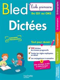 Bled : dictées école primaire, du CE1 au CM2