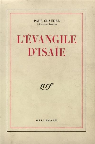 L'Evangile d'Isaïe