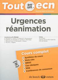 Urgences, réanimation