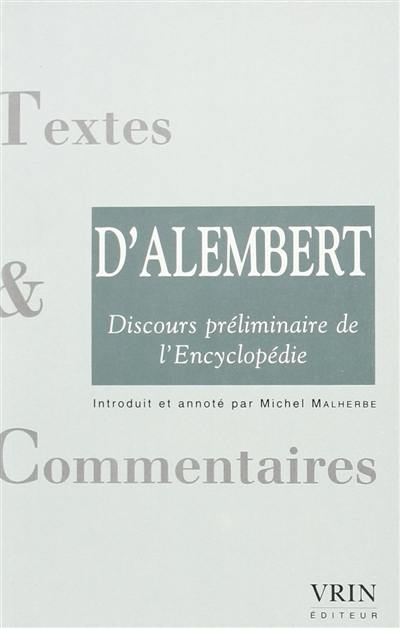 Discours préliminaire de l'Encyclopédie