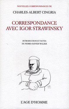 Correspondance avec Igor Stravinsky