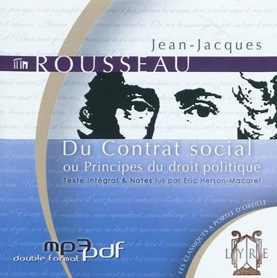 Du contrat social ou principes du droit politique