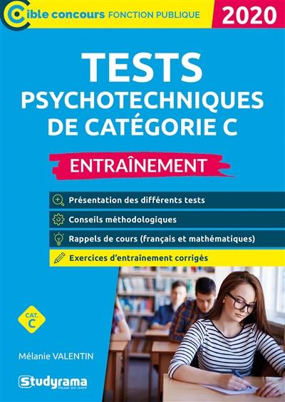 Tests psychotechniques de catégorie C : entraînement : 2020