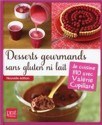 Desserts gourmands sans gluten ni lait