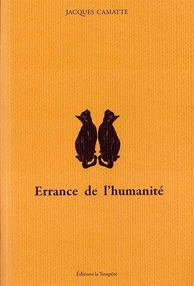 Errance de l'humanité