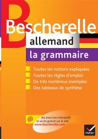 Allemand, la grammaire