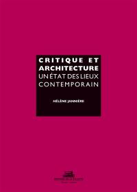 Critique et architecture : un état des lieux contemporain