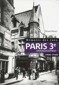 Paris 3e arrondissement : 1900-1940