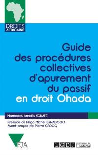 Guide des procédures collectives d'apurement du passif en droit OHADA