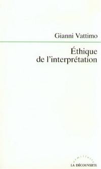 Ethique de l'interprétation