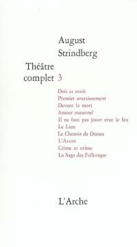 Théâtre complet. Vol. 3