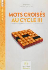 Mots croisés au cycle III