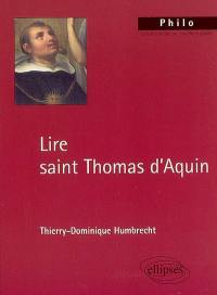 Lire saint Thomas d'Aquin