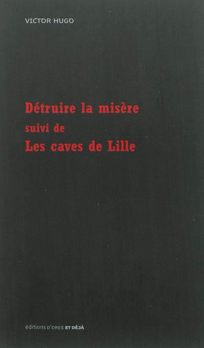 Détruire la misère. Les caves de Lille