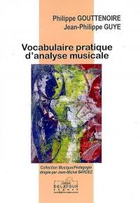 Vocabulaire pratique d'analyse musicale