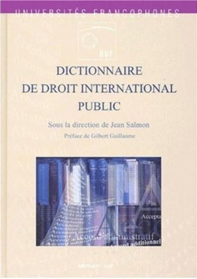 Dictionnaire de droit international public