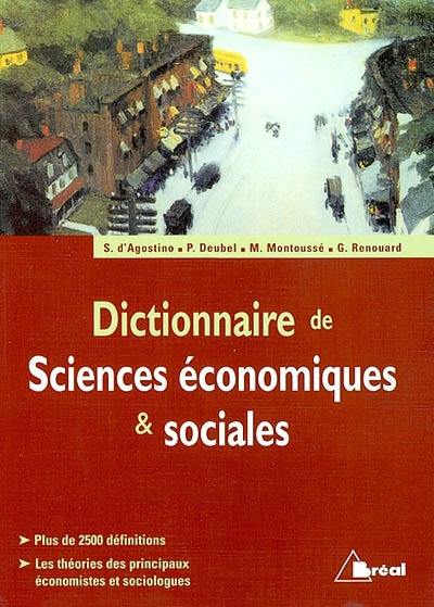 Dictionnaire de sciences économiques et sociales