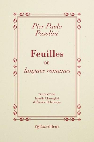 Feuilles de langues romanes