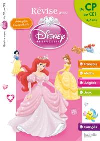 Révise avec Disney Princesse : du CP au CE1, 6-7 ans : français, maths, anglais, jeux, corrigés Révise avec Disney Princesse : du CP au CE1, 6-7 ans : français, maths, anglais, jeux, corrigés