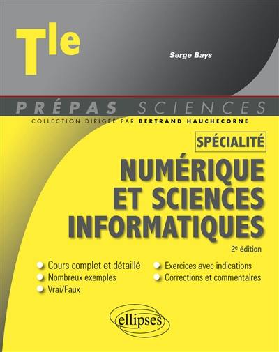 Numérique et sciences informatiques spécialité terminale : nouveaux programmes