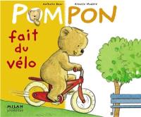 Pompon fait du vélo