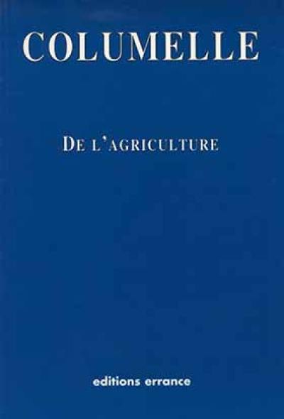 De l'agriculture